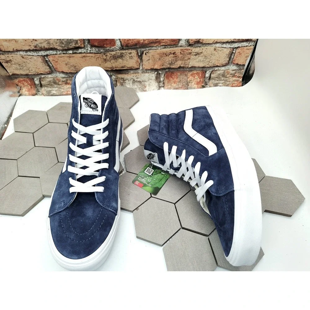 Vans Sk8-Hi Pig Suede Vintage Indigo Size US 11.5 Men New VN0007NSAHU Sneakers - Picture 8 of 11